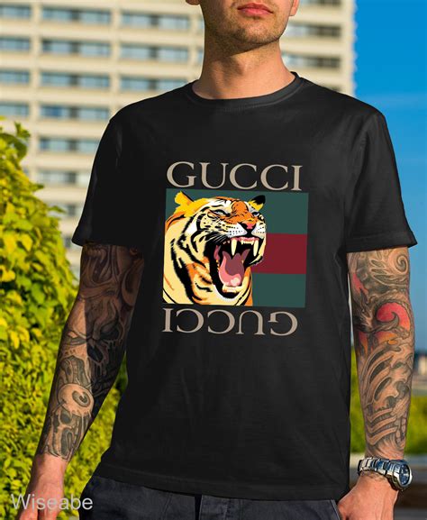 gucci tiger rithstones t shirt|gucci tiger logo.